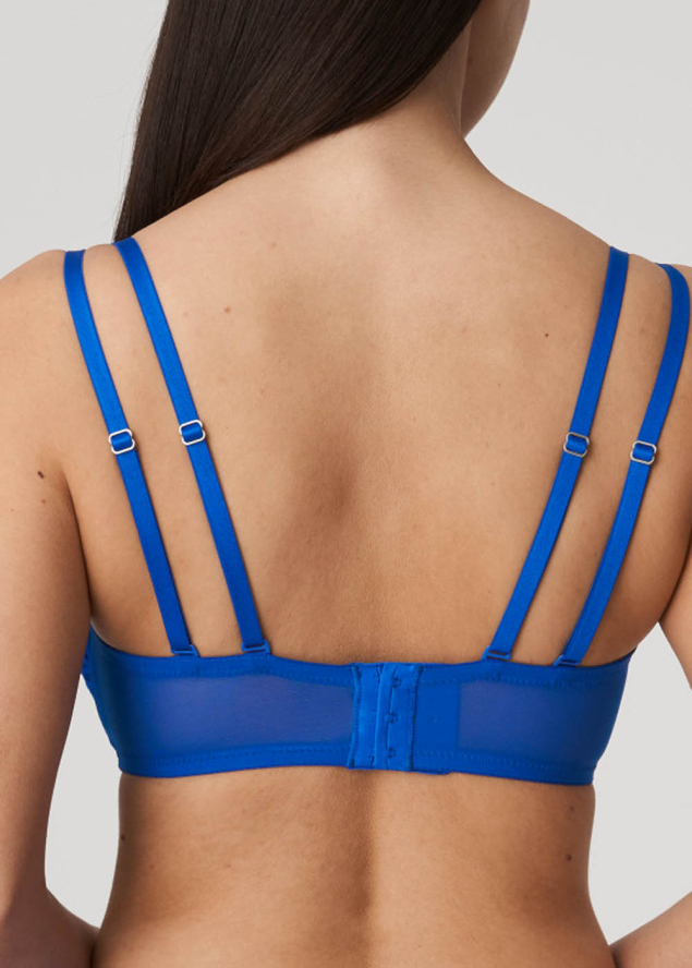 Soutien-gorge Rembourr Balconnet  Armatures Twist de Prima Donna Bleu lctrique